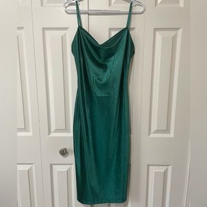 Emerald Green Midi Dress